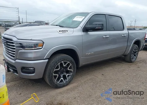 2025 Ram 1500 Laramie 4X4 5'7 Box from USA, damaged, VIN 1C6SRFJP6SN649022